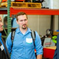 Guests at the Engineering Design Project Preview Event